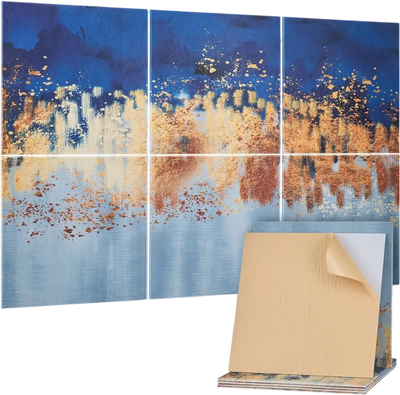 Vevor Acoustic Panels 6-Pack Self-Adhesive Soundproof Wall Tiles New