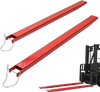 VEVOR Pallet Fork Extensions, 72" Length 4.5" Width, Heavy Duty Carbon Steel Fork Extensions for Forklifts, 1 Pair Forklift Extensions with Pins, Forklift Fork Attachments for Forklift Truck, Red