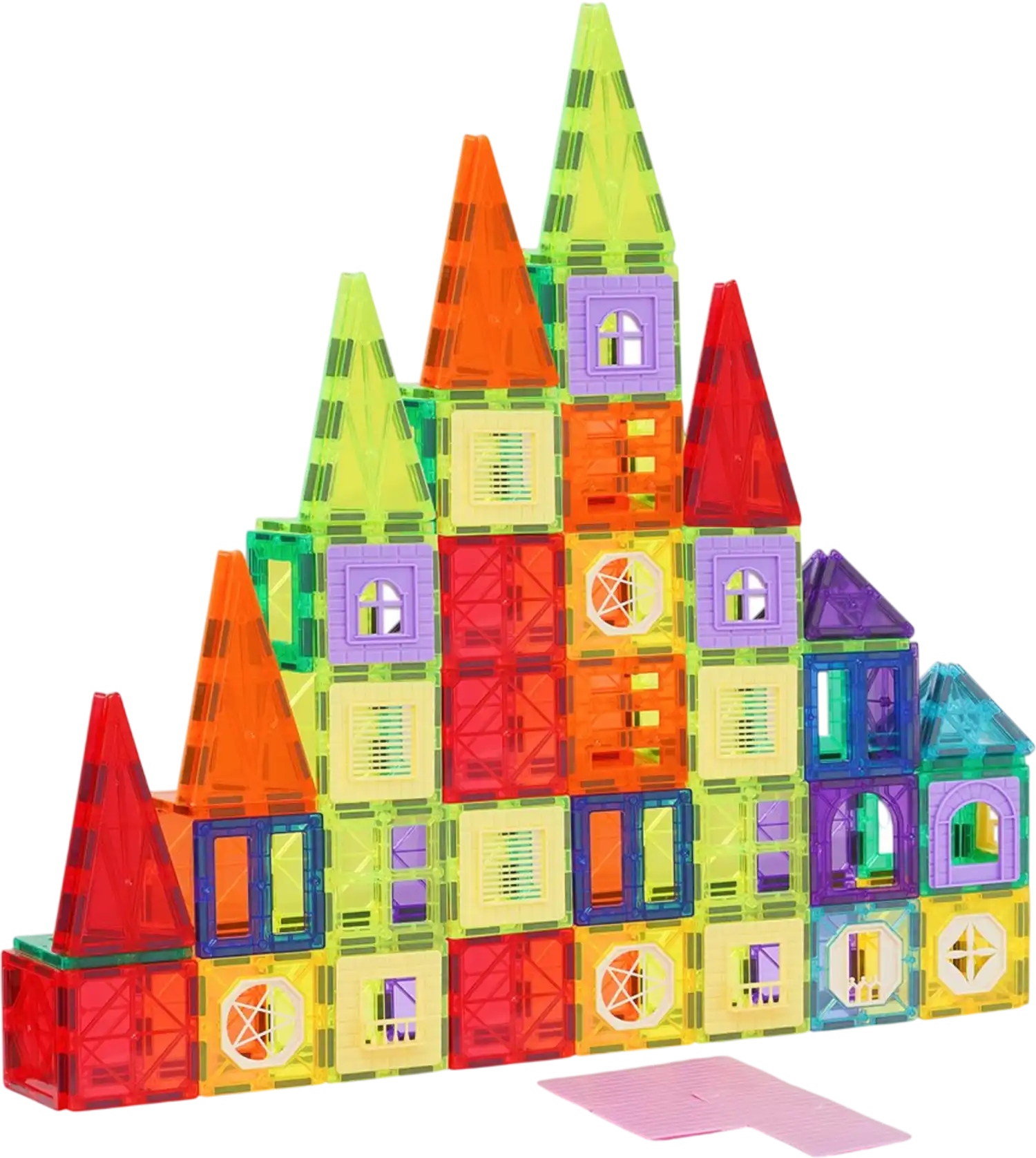 Vevor Magnetic Tiles Building Set 121-Piece STEM Construction Toy New
