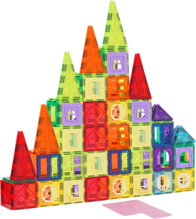 Vevor Magnetic Tiles Building Set 121-Piece STEM Construction Toy New