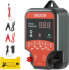 VEVOR Electric Fence Charger, 10kV 3J, AC DC Electric Fence Energizer with LED Indicator, 1.86 Miles Range, Powerful Plug-in Fences Charger, Prevents Wild Animals Intrusion for Livestock Poultry