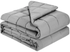 VEVOR Weighted Blanket, 25 lbs, 60 x 80 in Queen Size, Cooling Breathable Heavy Blanket with Glass Beads, All-Season Use, Suitable for 250-310 lbs Adults, Anxiety Stress Relief, Improve Sleep, Grey