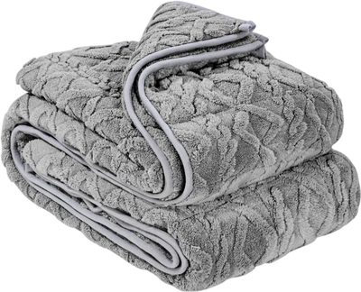 VEVOR Weighted Blanket, 20 lbs, 60 x 80 in Queen Size, Sherpa Fleece Heavy Blanket with Glass Beads, Soft Warm Cozy Fluffy Touch, for 200-250 lbs Adults, Anxiety Stress Relief, Improve Sleep, Grey