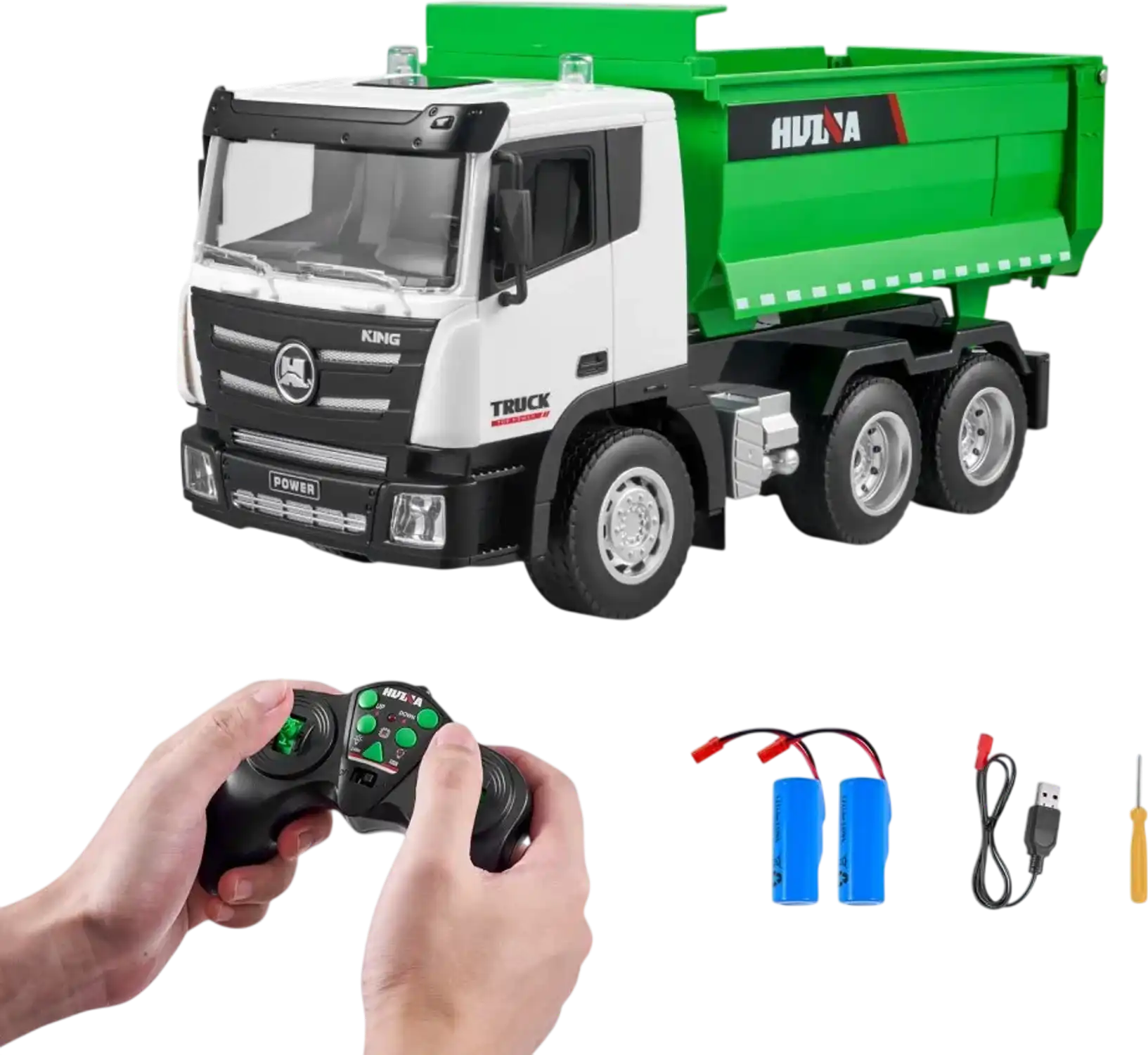 Vevor RC Dump Truck 1:18 Scale 9-Channel Remote Control Toy New