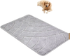 VEVOR Door Mat, 35.83 x 24.02 Inch, Front Door Mat Outside Entrance with Non-slip TPR Backing, Dirt-Resistant & Absorbent, Easy to Clean, Low-Profile Doormat for for Entryway, Patio, Porch, Grey