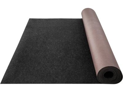 VEVOR Marine Carpet, 6 x 23 ft Boat Carpeting, Charcoal Black Marine Grade Boat Carpet, Indoor/Outdoor Marine Carpeting with Water-proof TPR Backing, Water-proof Carpet Roll for Home, Patio, Porch, De