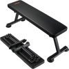 VEVOR Flat Weight Bench, Foldable Strength Training Bench, Utility Workout Bench for Full Body Workout, 1000 LBS Press Bench for Home Gym Exercise, for Multi-Purpose Weight Training and Ab Exercises