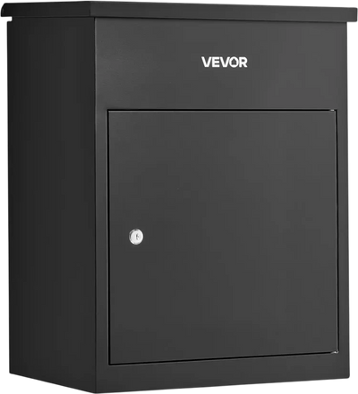 Vevor Package Delivery Box Wall-Mount Lockable Outdoor Parcel Mailbox 22.95