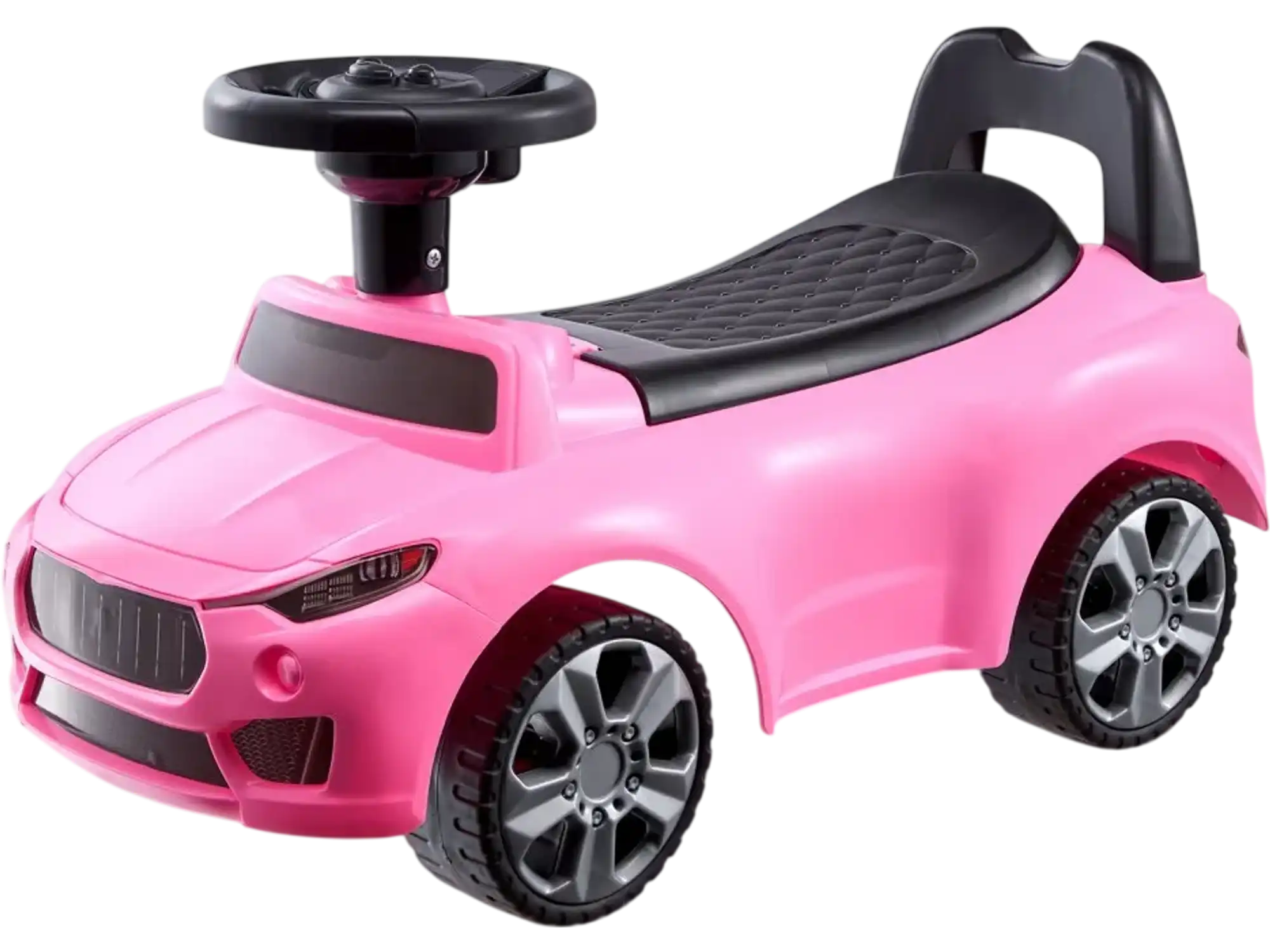 Vevor Ride-On Push Car Classic Toddler Toy with Music Steering Wheel & Under-Seat Storage Pink New