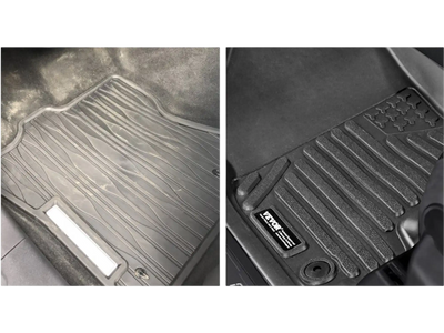 Vevor Floor Mats Dodge Ram 1500 Crew Cab 2019-2024 3-Piece All-Weather TPE Black New
