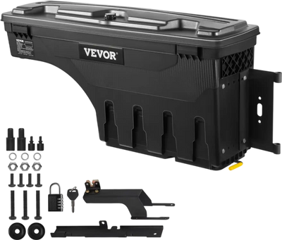 Vevor Truck Bed Storage Box Lockable Swing Case Passenger Side for Ford F-150 2015-2021 New