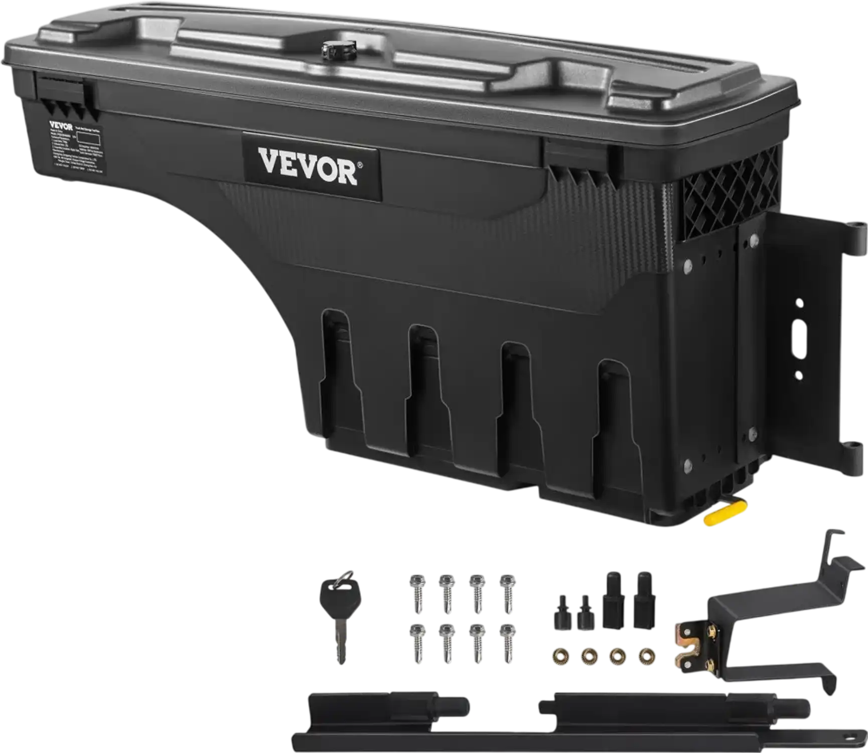 Vevor Truck Bed Storage Box Lockable Waterproof Wheel Well Passenger Side for Chevrolet Silverado 1500 GMC Sierra 1500 2019-2020 New