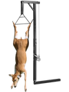 VEVOR Truck Hitch Game Hoist, 300 lbs Load Capacity, Hunting Deer Hoist with 2-inch Receiver, 360-Degree Swivel Shaft & Adjustable Height, Includes Gambrel Winch for Skinning & Cleaning Game