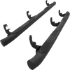 VEVOR Running Boards, 3 Inches Side Steps Compatible with 2015-2025 Chevy Colorado/GMC Canyon Crew Cab, Black Carbon Steel Nerf Bars, 550 lbs Load Capacity, Non-Slip Surface with Rustproof Coating