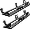 VEVOR Running Boards, 6 Inches Side Steps Compatible with 2009-2018 Dodge Ram 1500 Crew Cab, 2010-2025 Dodge Ram 2500 3500 Crew Cab(Not Fit 2019-2025 Ram 1500 New Body), Wide Non-Slip Black Carbon Steel Nerf Bars, 550 lbs Load Capacity