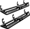 VEVOR Running Boards, 6 Inches Side Steps Compatible with 2015-2025 Chevy Colorado/GMC Canyon Crew Cab, Black Carbon Steel Nerf Bars, 550 lbs Load Capacity, Non-Slip Hollow Surface Rustproof Coating