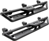 VEVOR Running Boards, 6 Inches Side Steps Compatible with 2018-2025 Jeep Wrangler JL 4 Door, Black Carbon Steel Nerf Bars, 550 lbs Load Capacity, Wide Non-Slip Hollow Surface with Rustproof Coating