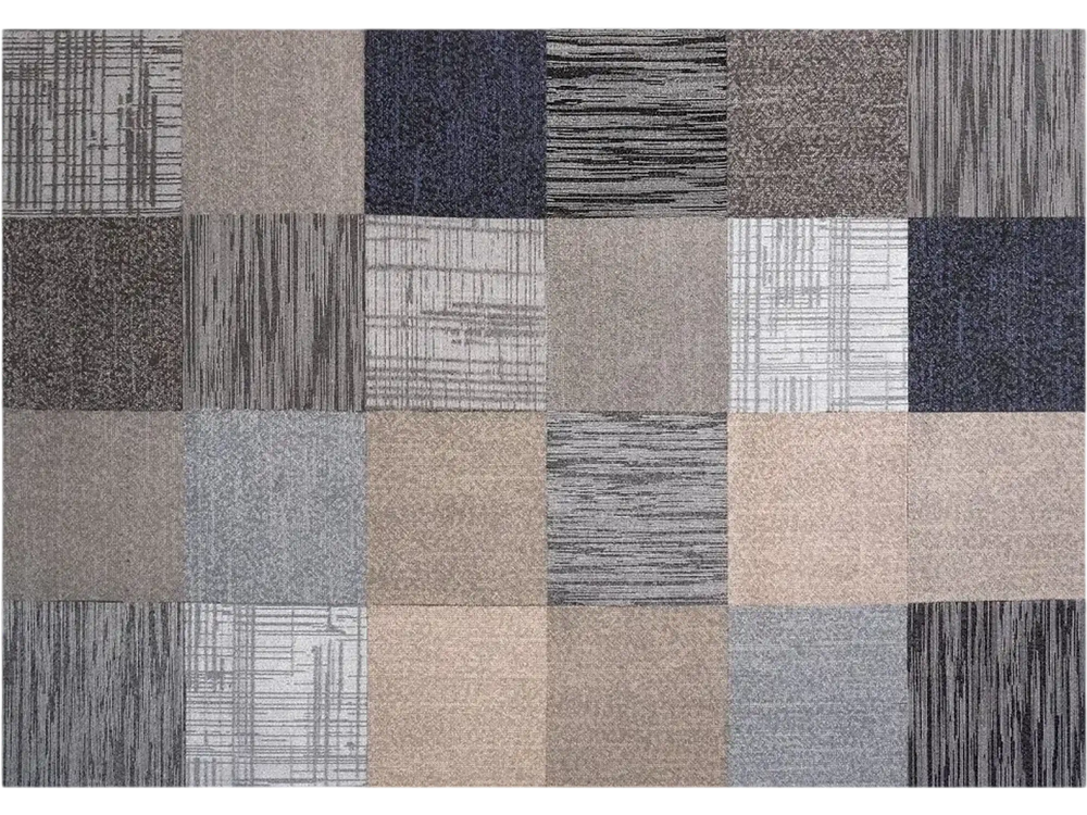 VEVOR Carpet Tiles Reusable 20x20 inch, 24 PCS Modular Carpet Square Rug, Commercial Floor Soft Padded for Seamless Cover 66.6sq.ft, Easy DIY Replacement for Living Room Bedroom Indoor,Multicolor