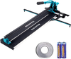 VEVOR Manual Tile Cutter, 32 inch, Porcelain Ceramic Tile Cutter with Tungsten Carbide Cutting Wheel, Infrared Positioning, Anti-Skid Feet, Durable Rails for professional installers or beginners