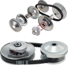VEVOR Go-Kart Torque Converter, 3/4" Go-Kart Clutch Kit, 30 Series Asymmetrical Driver Pulley Replacement with Drive Belt, for 2-8 HP Small Engines, Replace Comet 219552, Manco 5957, Yerf Dog Q43201W