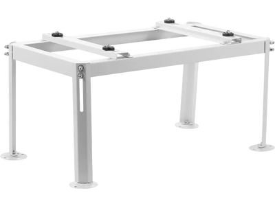 VEVOR Mini Split Ground Stand, Adjustable Anti-Vibration Mini Split Stand for 9000-24000 BTU Ductless Air Conditioner Heat Pump, Heavy Duty AC Base Bracket Floor Mount w/ 441LBS Max. Load Capacity