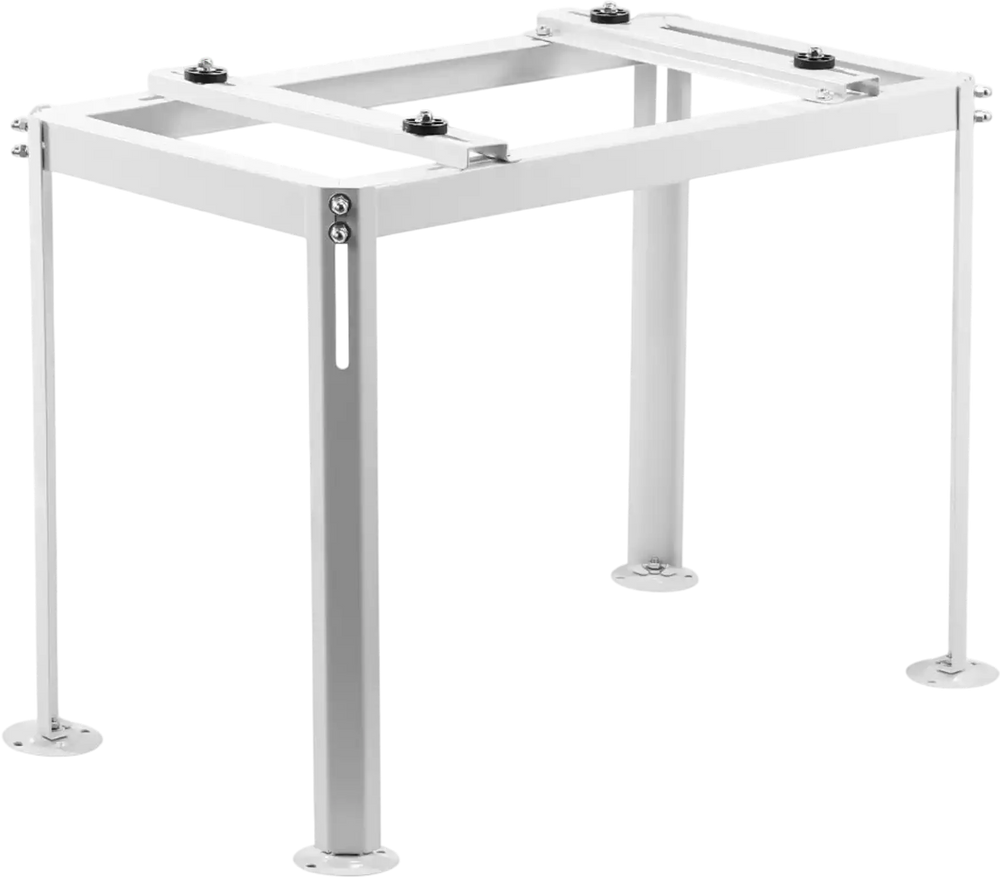 VEVOR Mini Split Ground Stand, Adjustable Anti-Vibration Mini Split Stand for 9000-18000 BTU Ductless Air Conditioner Heat Pump, Heavy Duty AC Base Bracket Floor Mount w/ 441LBS Max. Load Capacity