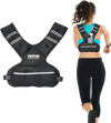 VEVOR Adjustable Weighted Vest, 20-32lb Weight Vest with 6 Ironsand Weights and  Reflective Stripe, Body Weight Vest Exercise Set for Men Women, Workout Equipment for Strength Training Running Jogging
