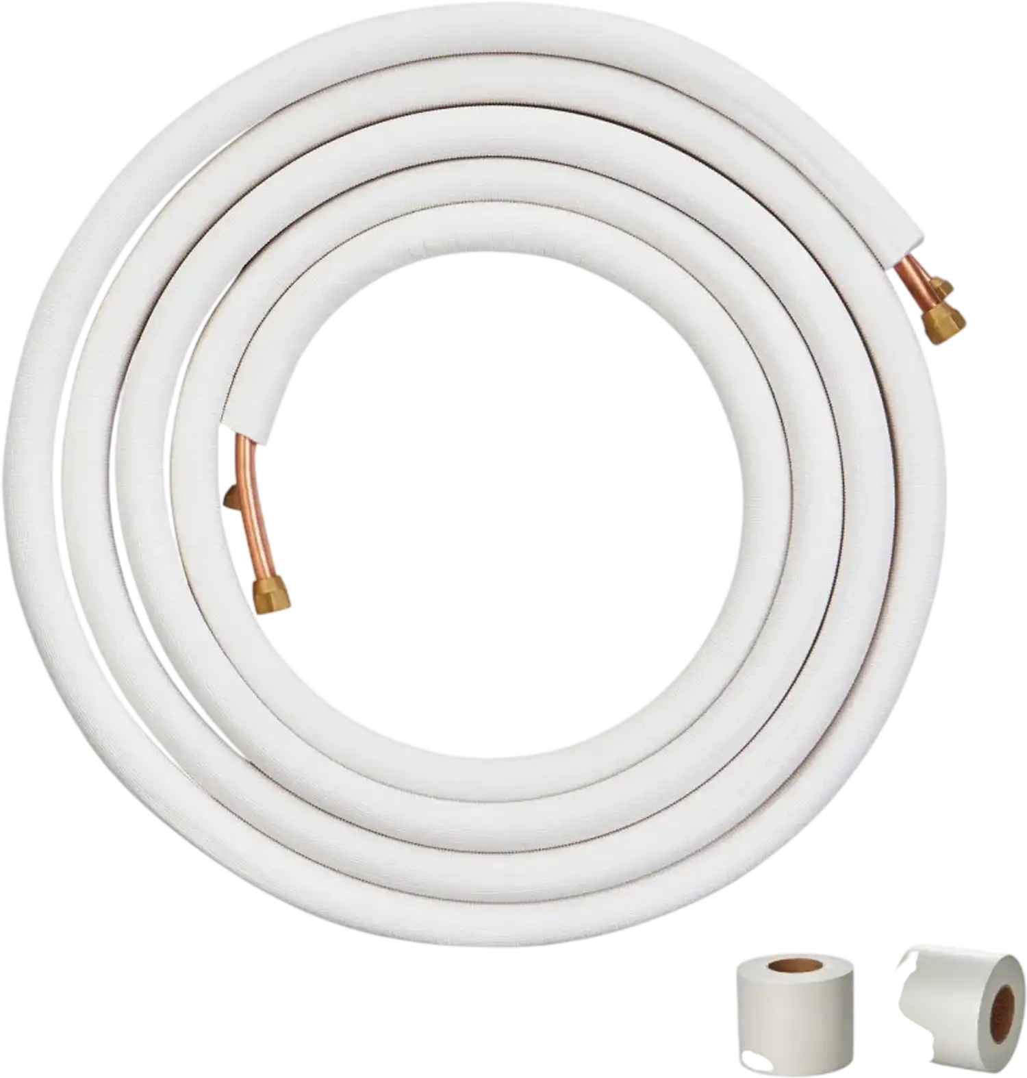 Vevor Mini Split Line Set 25' Copper Pipes Tubing with Triple-Layer Insulation New