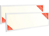 VEVOR 1x4 FT LED Flat Panel Light, 5700 LM, Flush Mount LED Drop Ceiling Lighting Fixture with 3 Color Selectable 3000K/4000K/5000K, 25W/30W/40W, 0-10V Dimmable, Ultra Slim for Home Kitchen, 2 Pack