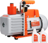 VEVOR 1/2 HP 2 Stage Rotary Vane Vacuum Pump, 7 CFM, 120V Air Conditioning Vacuum Pump, 1/4" SAE Male 3/8" SAE Male 1/2" ACME Male Inlet, for HVAC Repair, Refrigeration Maintenance, Resin Degassing