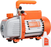 VEVOR 1/5 HP Single Stage Vacuum Pump, 3.5 CFM, 120V AC Air Conditioning Conditioner Vacuum Pump, 1/4" SAE Male 1/2" ACME Male Inlet, for HVAC Repair, Refrigeration Maintenance, Resin Degassing