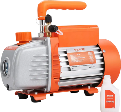 Vevor Vacuum Pump 1/5 HP Single Stage 3.5 CFM 120V AC New