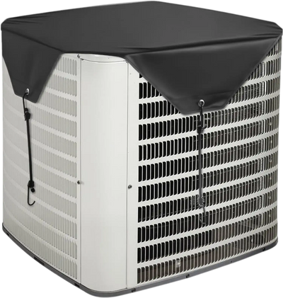 VEVOR Air Conditioner Cover for Outside Units, 36 x 36 inch Central AC Cover for Air Conditioning Unit, Top Universal Mesh Defender Rainproof Easy Install for Outdoor Outside All Seasons, Black