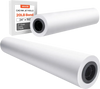 VEVOR Wide Format Paper, 24 in x 150 ft Plotter Roll, 2 Rolls CAD Bond Rolls with 2 in Core, 20 LB Bond Paper Rolls, Ideal for CAD Drawings, Engineering Plans, GIS Maps, and Architectural Designs