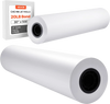 VEVOR Wide Format Paper, 30 in x 500 ft Plotter Roll, 2 Rolls CAD Bond Rolls with 3 in Core, 20 LB Bond Paper Rolls, Ideal for CAD Drawings, Engineering Plans, GIS Maps, and Architectural Designs