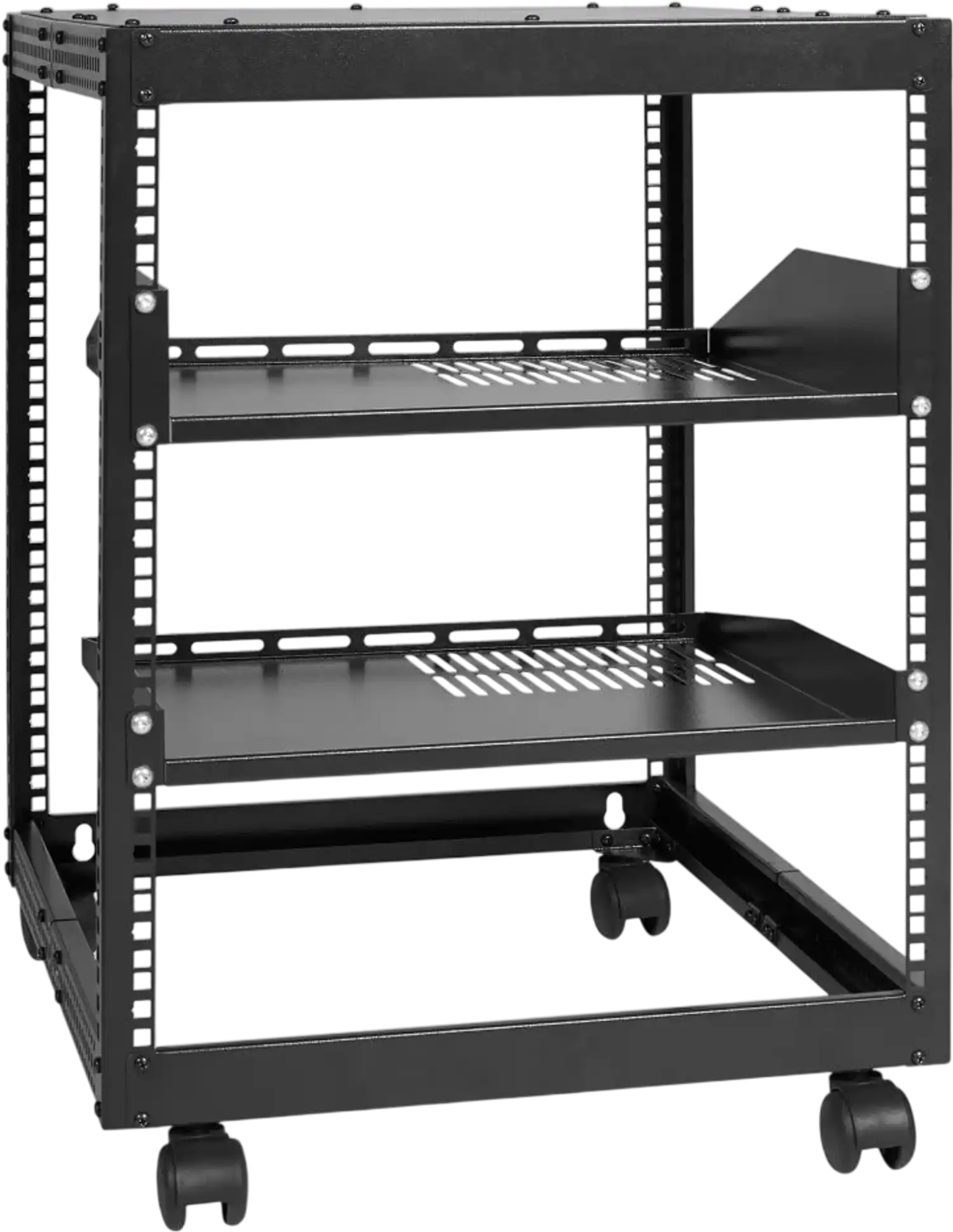 Vevor Server Rack 12U Open Frame Adjustable Depth Wall Mount or Free Standing 23