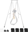VEVOR Yoga Stand Frame, 9.6 ft Length Swing Stand, Max 551.2 lbs Load Triangular Structure Aerial Rig, Aerial Silk Stands for Yoga Enthusiasts, Non-Slip Base, Lightweight, Detachable Design