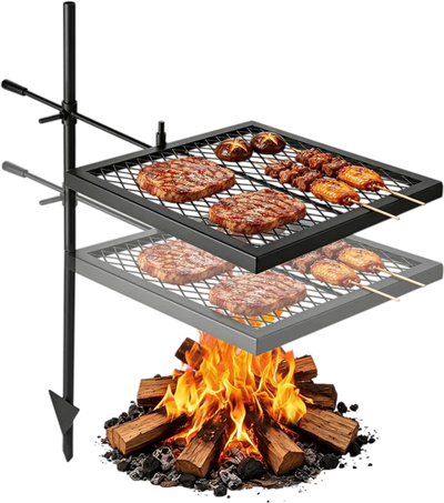 VEVOR Heavy Duty Swivel Campfire Grill, 16