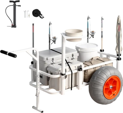 Vevor Fishing Cart Beach Fishing Cart with 16.5