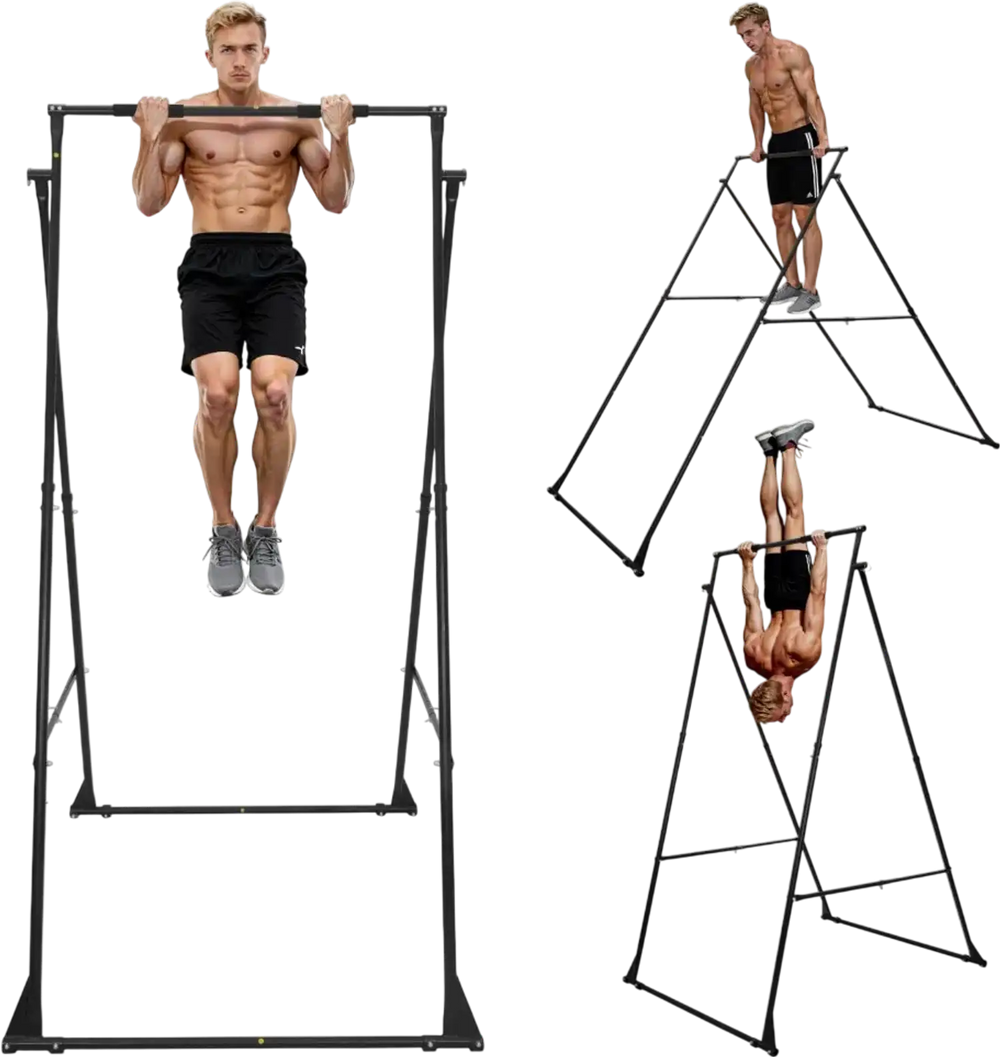VEVOR Yoga Stand Frame, Max 440.9 lbs Load Swing Stand, Triangular Structure Yoga Aerial Rig, Aerial Silk Stands with EVA Foam, 4-Level Horizontal & 6-Level Vertical Adjustment, Multi-Functional