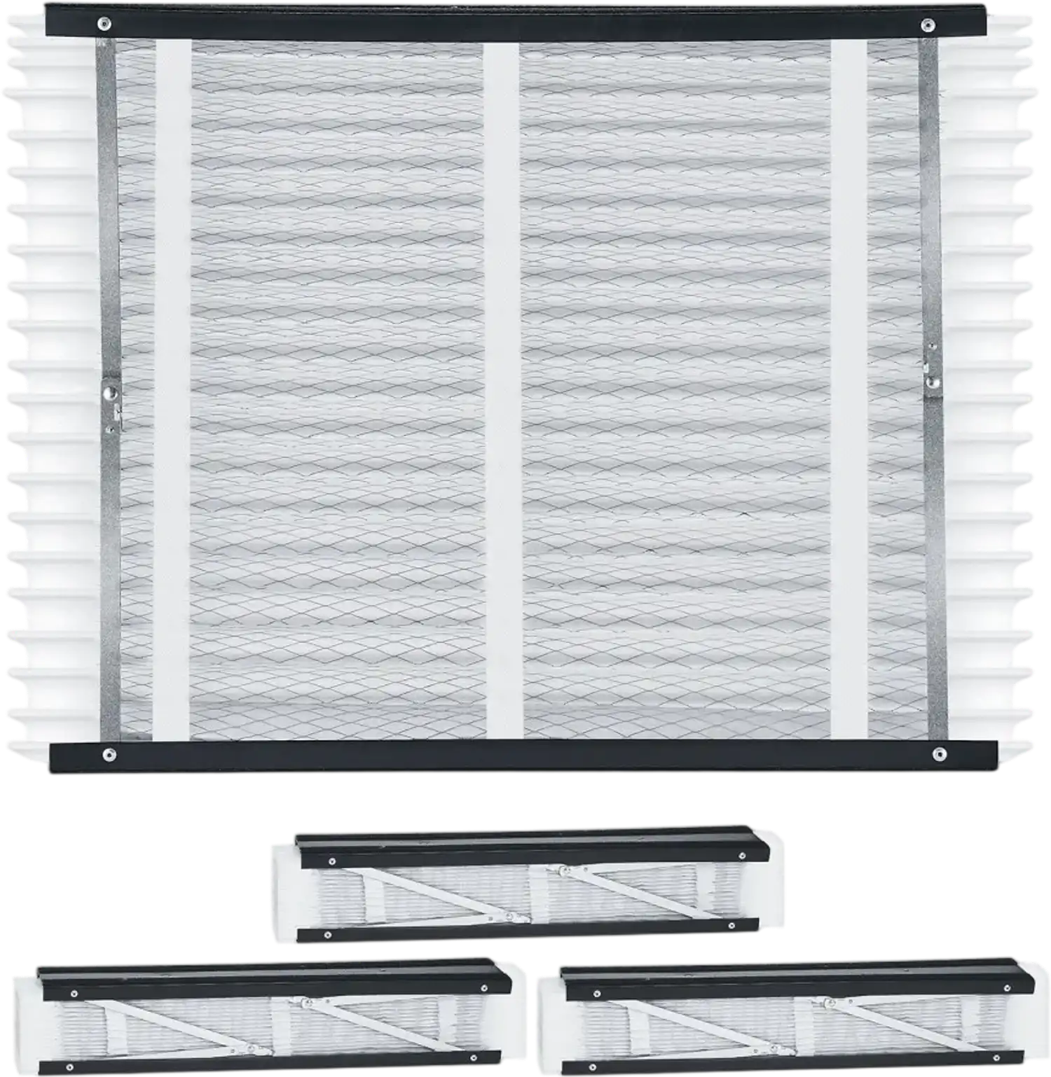 Vevor Air Filter 20 x 25 x 4 MERV 13 Electrostatic Pleated HVAC Furnace Filter 4-Pack New