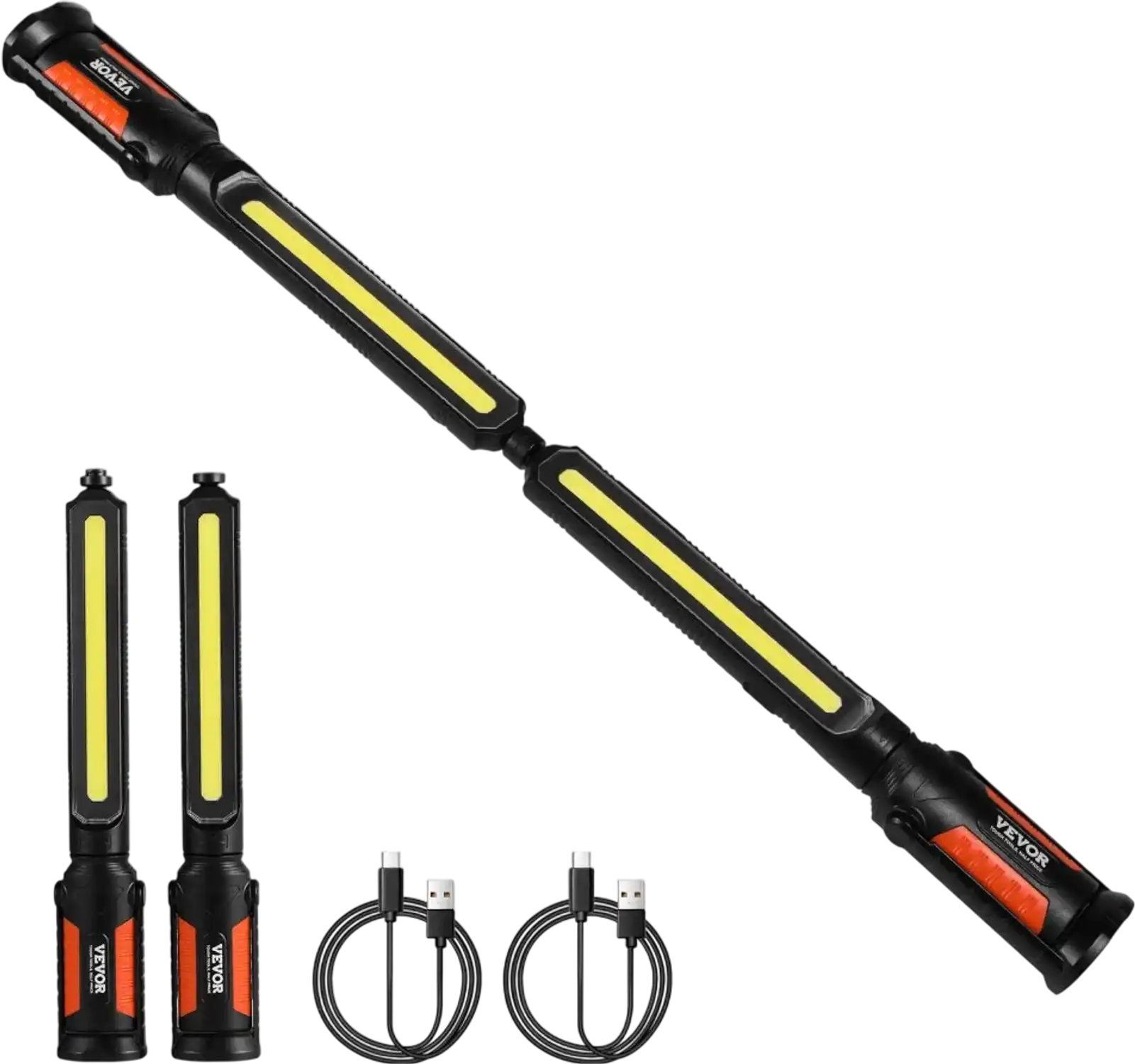 Vevor Underhood Work Light Rechargeable 1450LM Magnetic LED Light Bar New