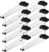 VEVOR 10 Pack LED Shop Light, 4 FT, 40W Linkable Shop Light Fixture, 4500 LM Surface & Hanging Mount Ceiling Lights 59 in Power Cords with ON/OFF Switch, for Garage Warehouse Home Workshop and Office