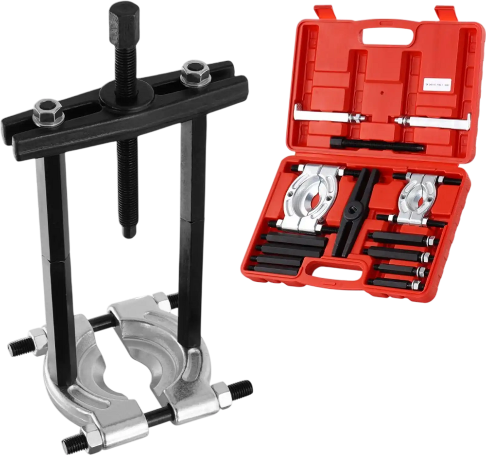 VEVOR Bearing Puller Kit 14-Piece, 5 Ton Bearing Separator, Pinion Wheel Bearing Removal Kit with 2" and 3" Jaws, Bearing Separator and Puller Set, Heavy Duty Bearing Splitter Tool Kit with Case