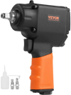 VEVOR Air Impact Wrench, 3/8-Inch Drive Air Impact Gun, Up to 690ft-lbs Nut-busting Torque, Lightweight Pneumatic Impact Wrench for Auto Repairs and Maintenance