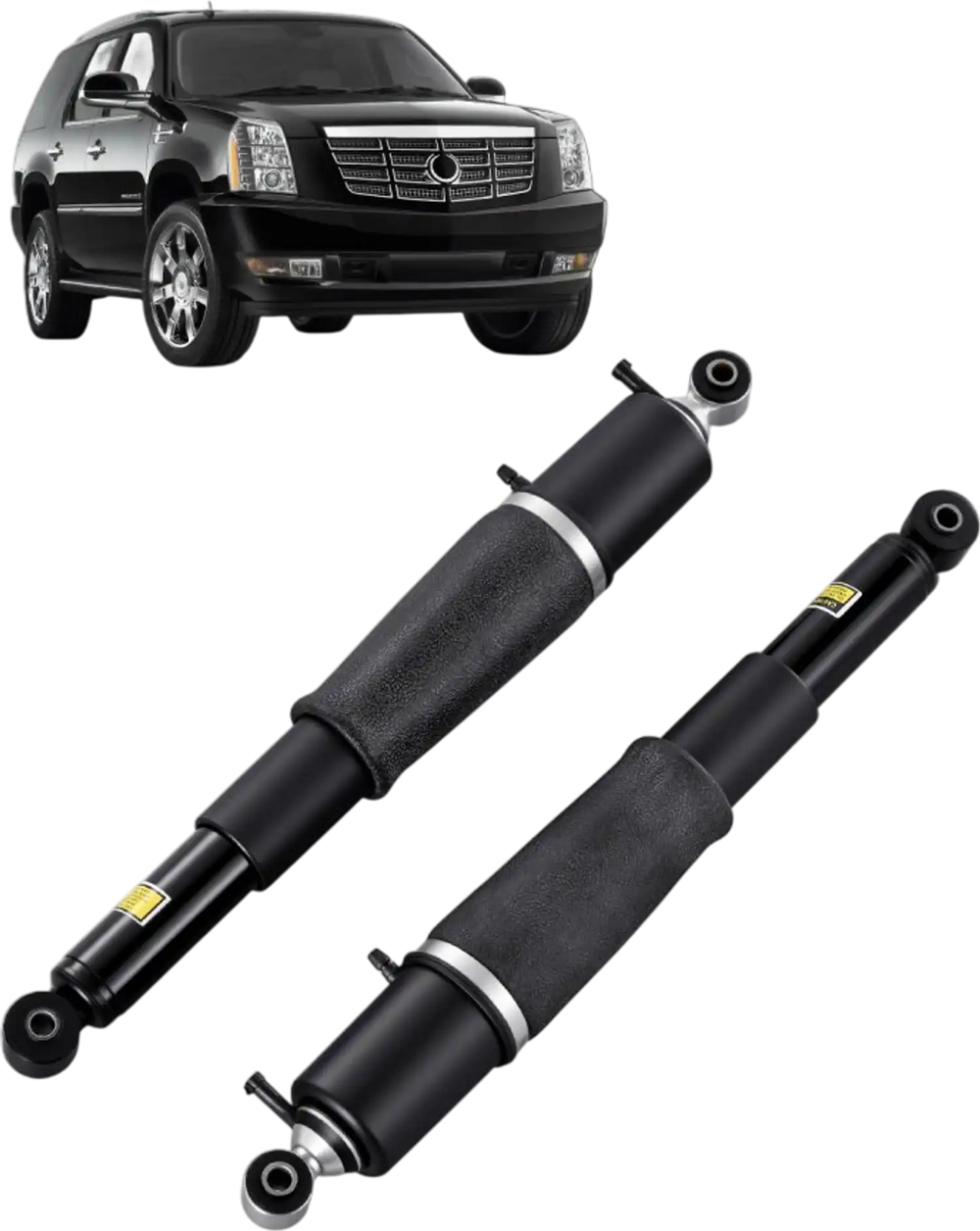VEVOR Rear Air Shock Absorber Strut, 2 PCS, Compatible with Cadillac Escalade, Chevrolet Avalanche/Silverado/Suburban/Tahoe, GMC Yukon/Yukon XL, Replacement for 25979394 25979393 25979391 25885469