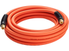 VEVOR Air Hose, 1/4" x 25FT Hybrid Air Compressor Hose, 300 PSI Kink-Resistant Pneumatic Hoses with 1/4-inch Solid MNPT Bras Fittings, Three-Layer Construction, All-Weather Flexibility