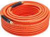 VEVOR Air Hose, 1/4" x 100FT Hybrid Air Compressor Hose, 300 PSI Kink-Resistant Pneumatic Hoses with 1/4-inch Solid MNPT Bras Fittings, Three-Layer Construction, All-Weather Flexibility