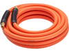 VEVOR Air Hose, 3/8'' x 25FT Hybrid Air Compressor Hose, 300 PSI Kink-Resistant Pneumatic Hoses with 1/4-inch Solid MNPT Bras Fittings, Three-Layer Construction, All-Weather Flexibility