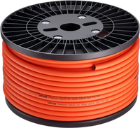 VEVOR Air Hose, 3/8'' x 250FT Hybrid Air Compressor Hose, 300 PSI Kink-Resistant Pneumatic Hoses with Three-Layer Construction for Auto & Home DIY Projetcs, All-Weather Flexibility (No Fittings)